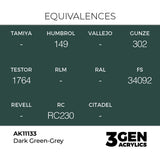 AK Interactive 3GEN Dark Green-Grey 17ml