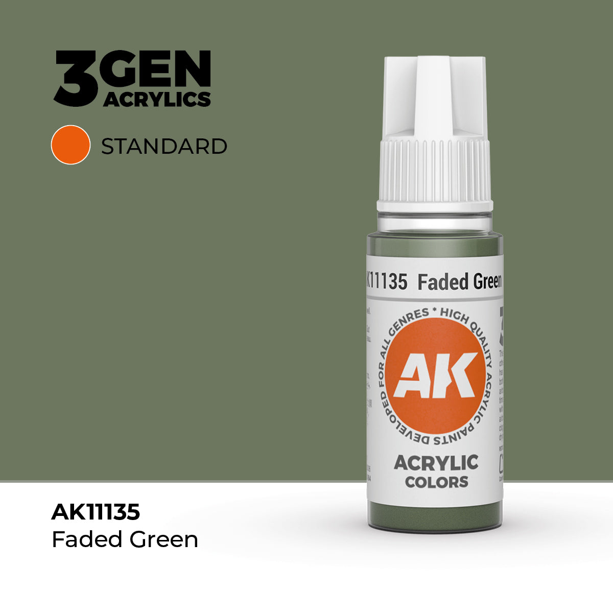 AK Interactive 3GEN Faded Green 17ml