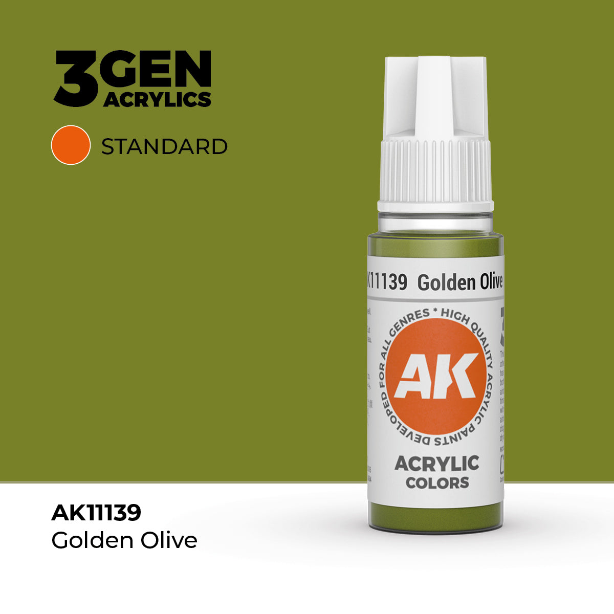AK Interactive 3GEN Golden Olive 17ml