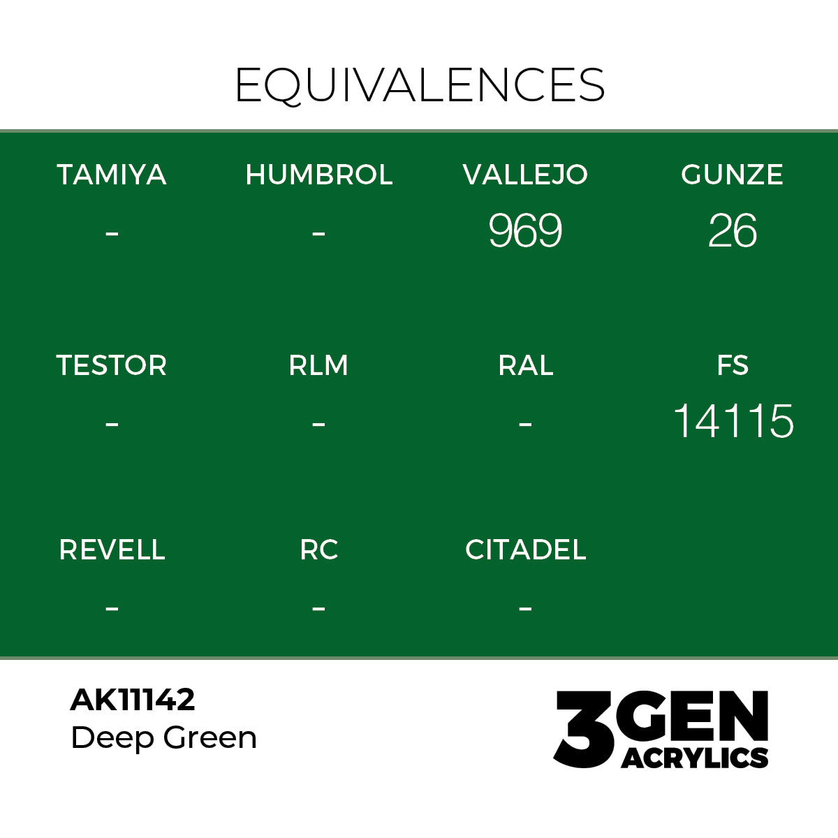 AK Interactive 3GEN Deep Green 17ml