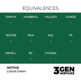 AK Interactive 3GEN Lizard Green 17ml