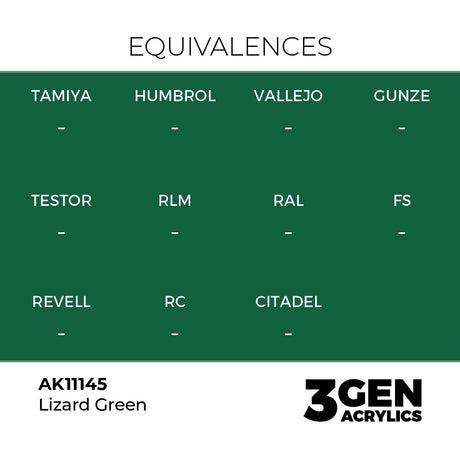 AK Interactive 3GEN Lizard Green 17ml