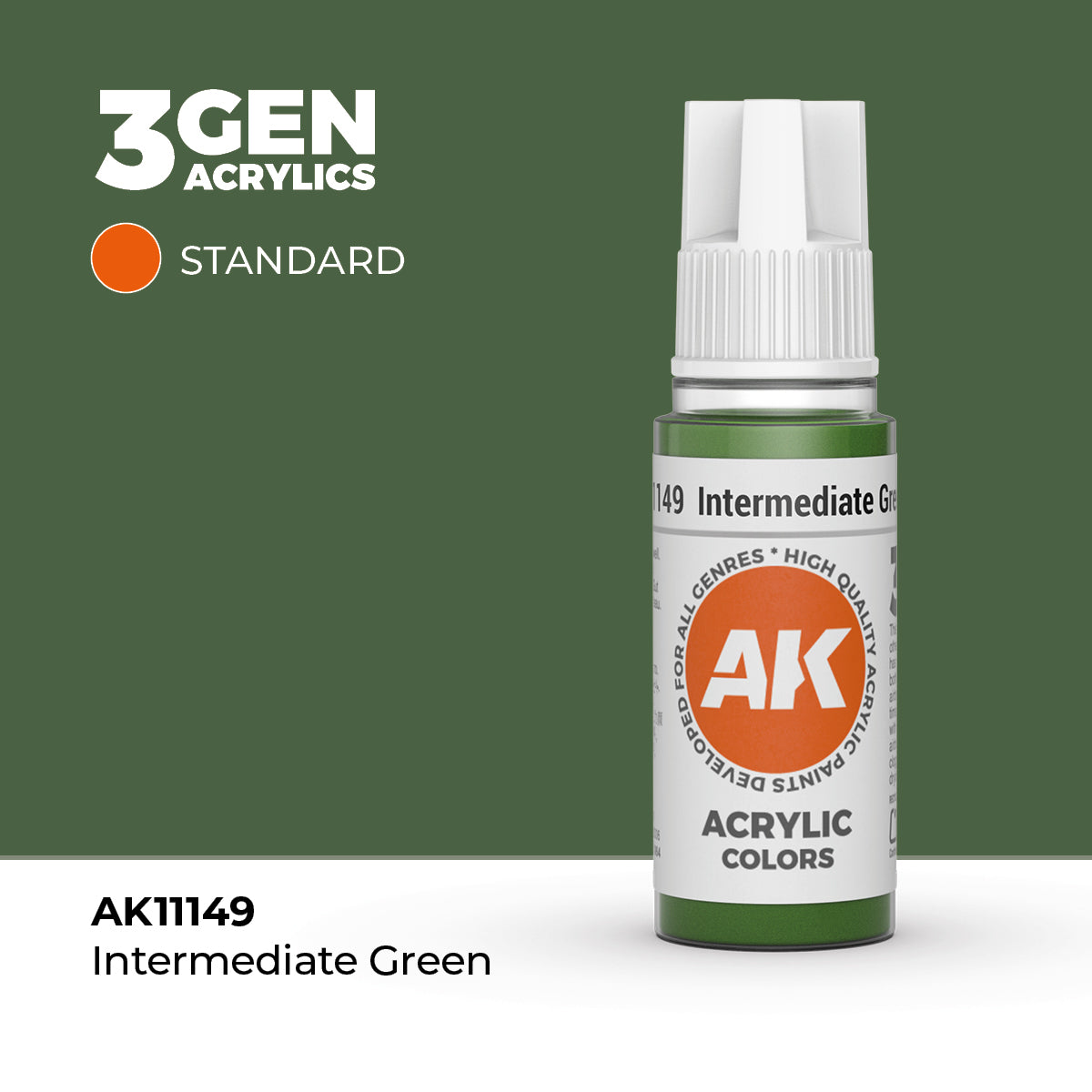 AK Interactive 3GEN Intermediate Green 17ml
