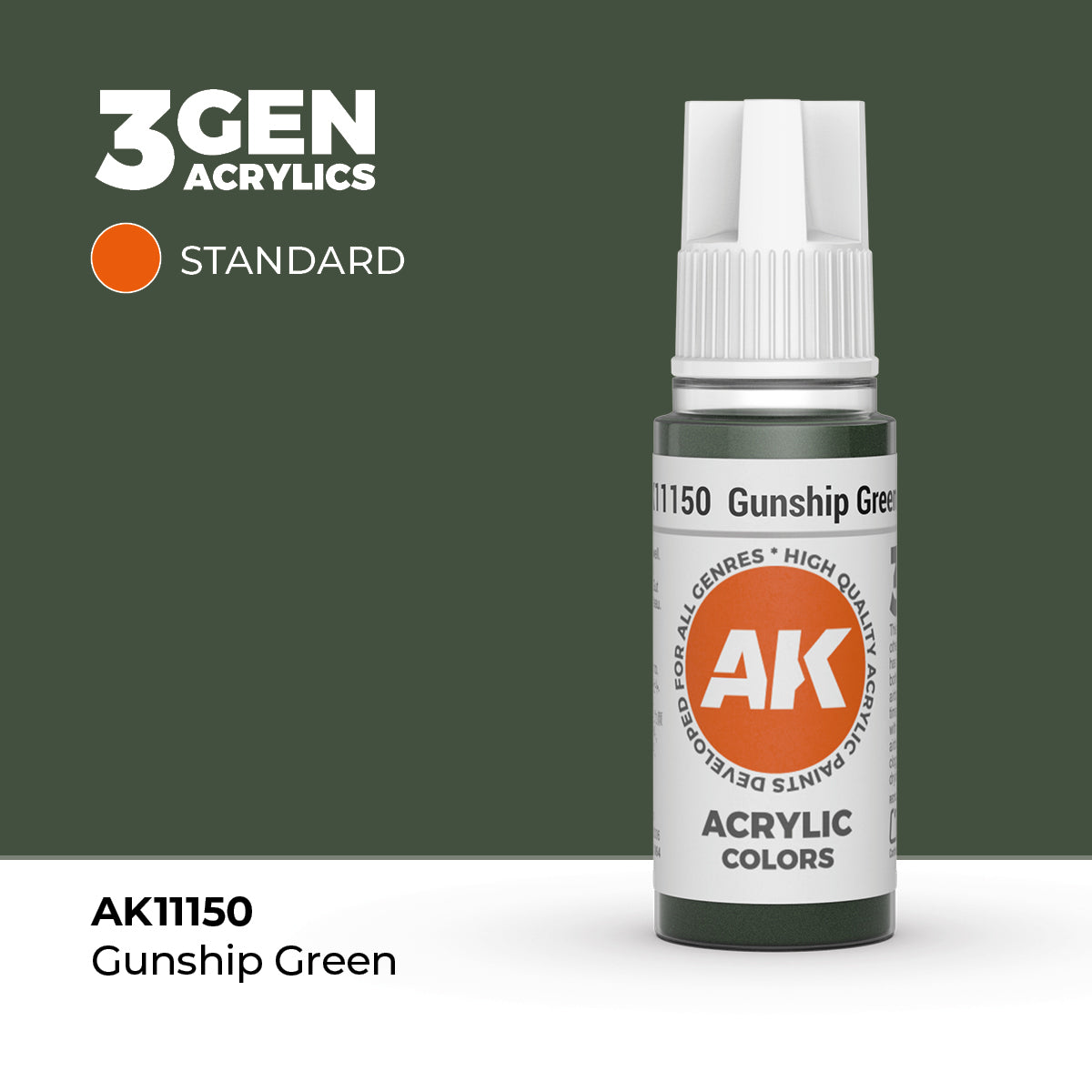 AK Interactive 3GEN Gunship Green 17ml