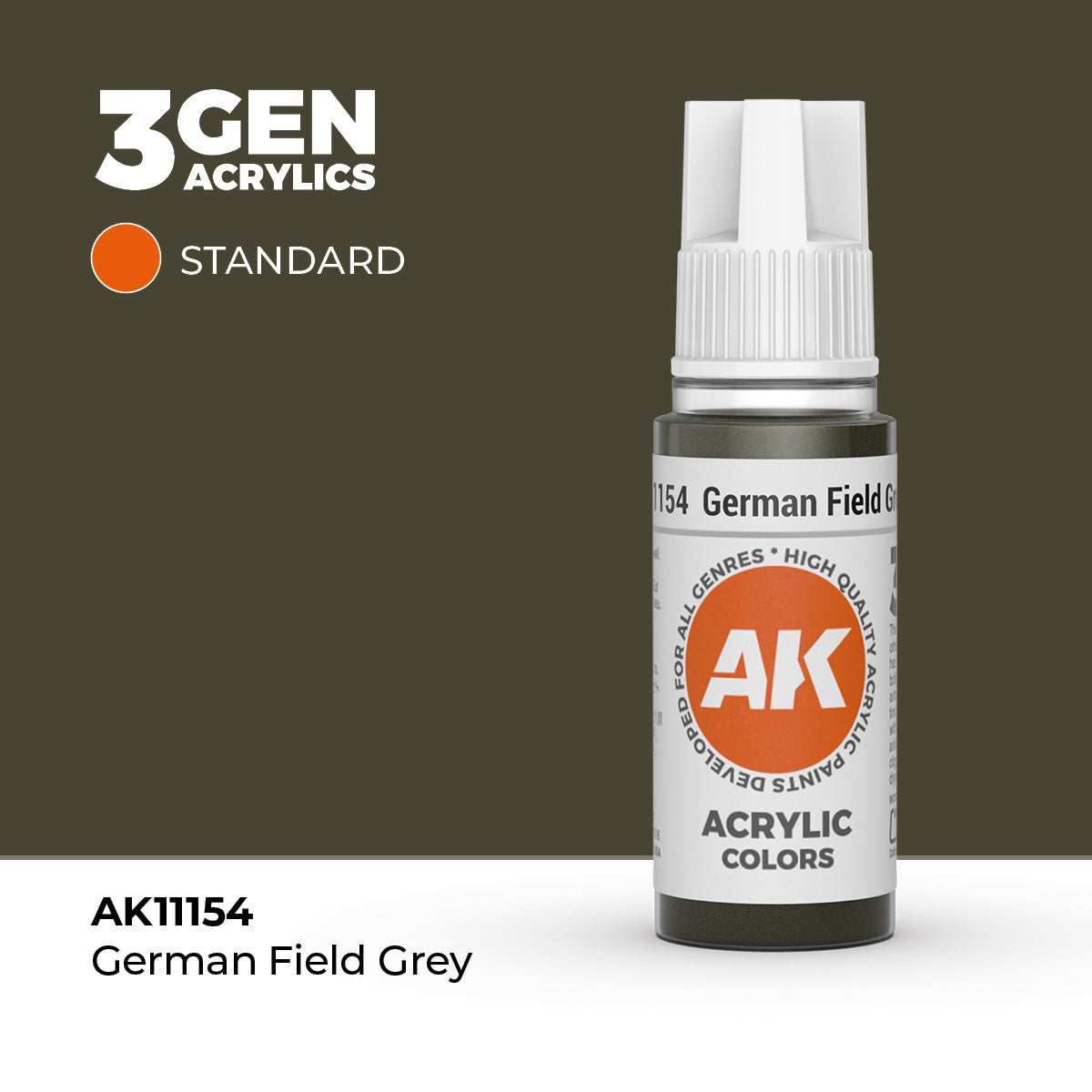 AK Interactive 3GEN German Field Grey 17ml