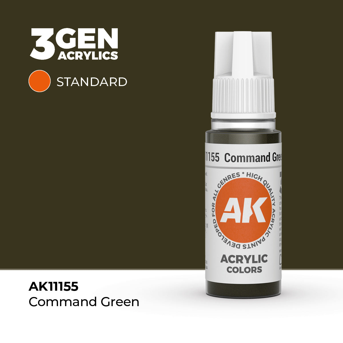 AK Interactive 3GEN Command Green 17ml