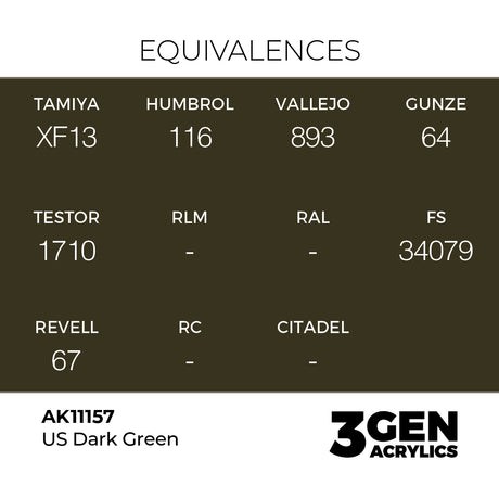AK Interactive 3GEN US Dark Green 17ml