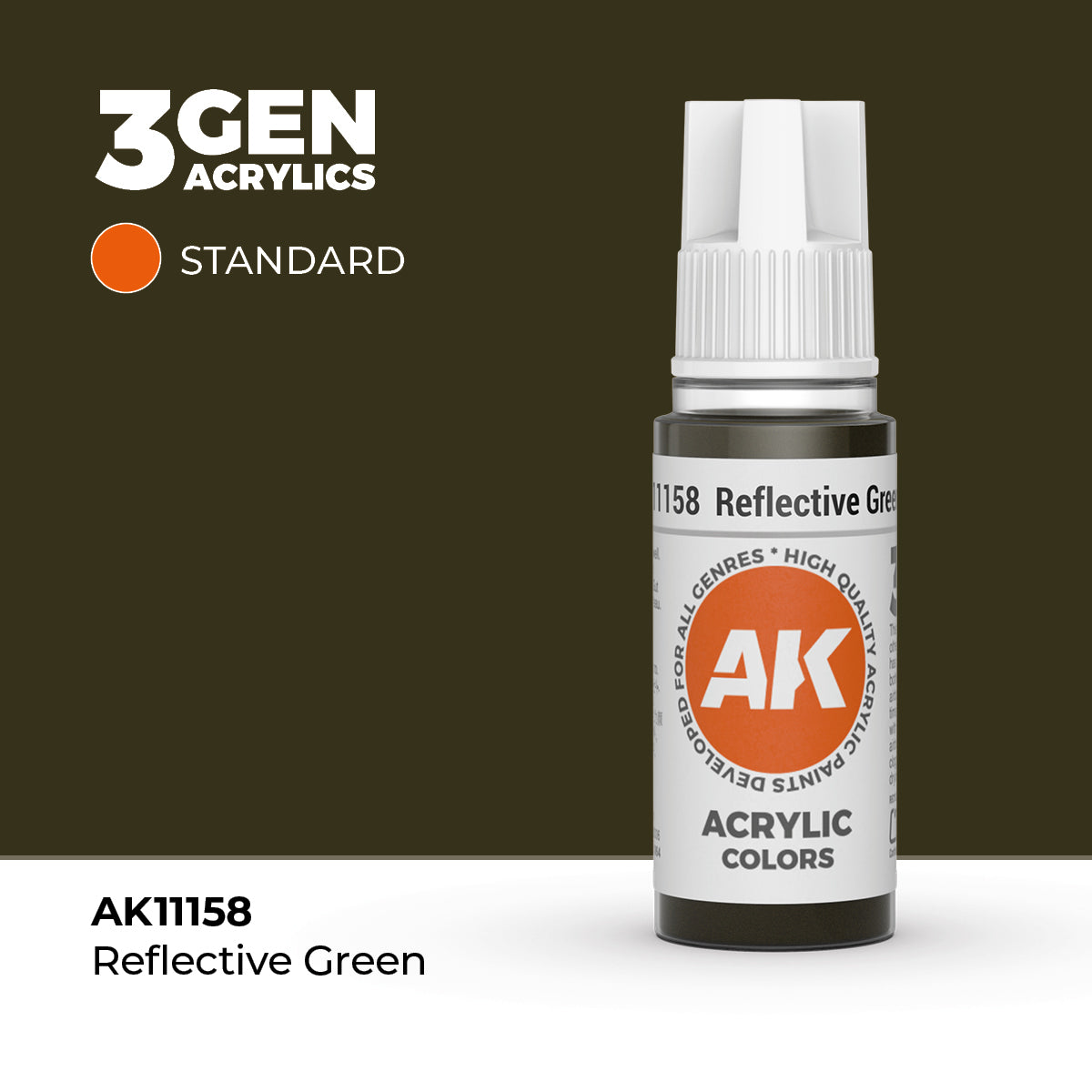 AK Interactive 3GEN Reflective Green 17ml