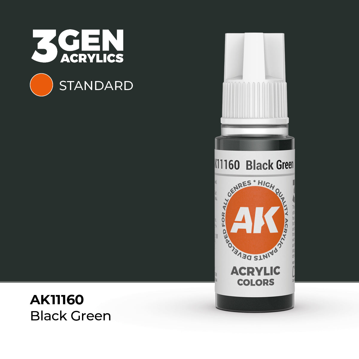 AK Interactive 3GEN Black Green 17ml