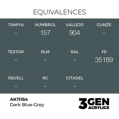 AK Interactive 3GEN Dark Blue-Grey 17ml