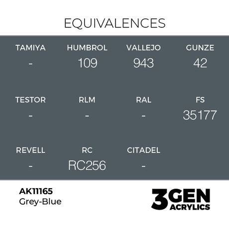 AK Interactive 3GEN Grey-Blue 17ml
