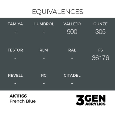 AK Interactive 3GEN French Blue 17ml