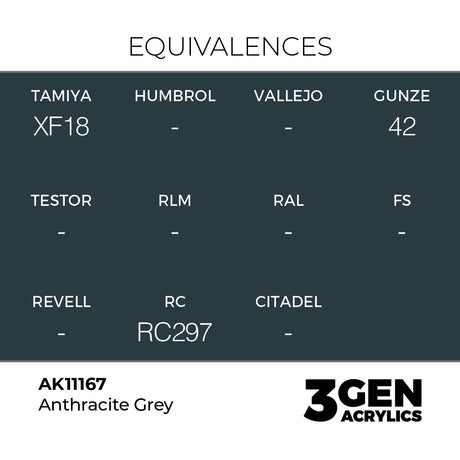 AK Interactive 3GEN Anthracite Grey 17ml