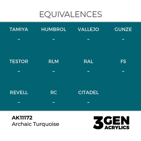 AK Interactive 3GEN Archaic Turquoise 17ml