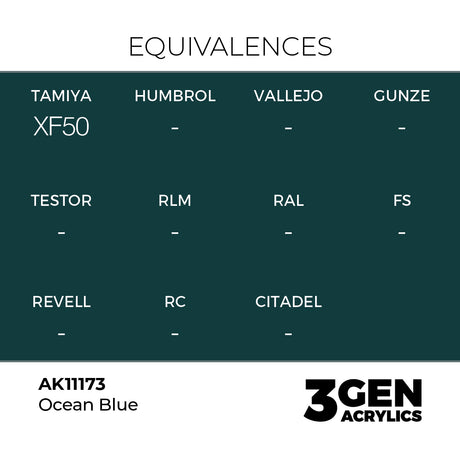 AK Interactive 3GEN Ocean Blue 17ml