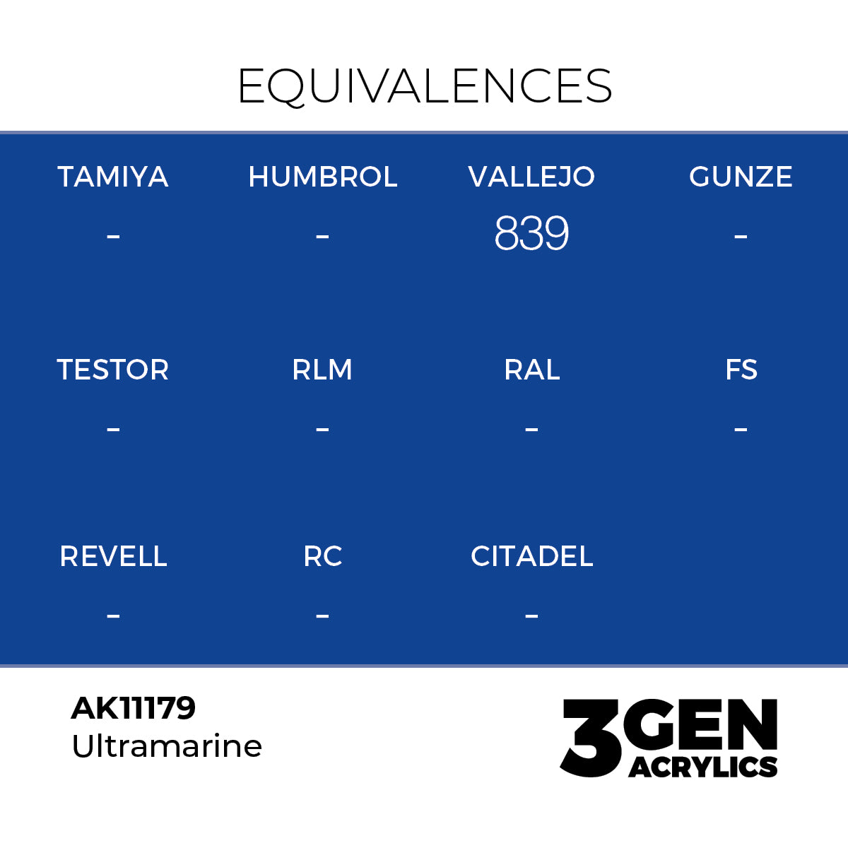 AK Interactive 3GEN Ultramarine 17ml