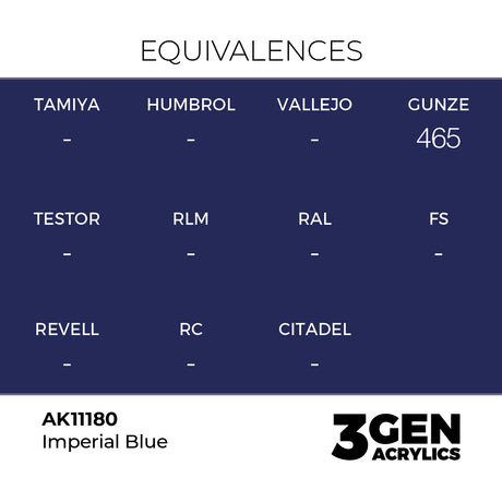 AK Interactive 3GEN Imperial Blue 17ml