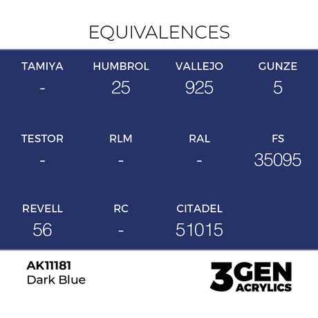 AK Interactive 3GEN Dark Blue 17ml