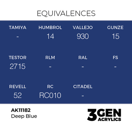 AK Interactive 3GEN Deep Blue 17ml