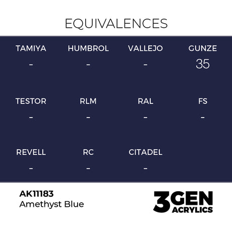 AK Interactive 3GEN Amethyst Blue 17ml