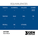 AK Interactive 3GEN Star Blue 17ml