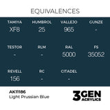 AK Interactive 3GEN Light Prussian Blue 17ml