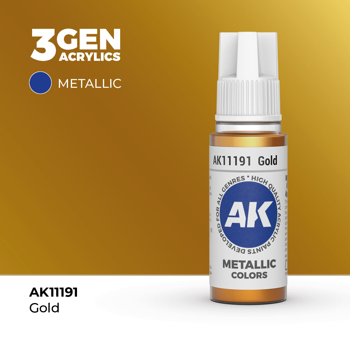 AK Interactive 3GEN Gold 17ml