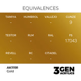AK Interactive 3GEN Gold 17ml