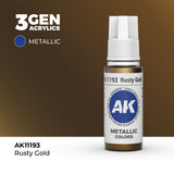 AK Interactive 3GEN Rusty Gold 17ml