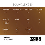 AK Interactive 3GEN Rusty Brass 17ml