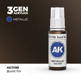 AK Interactive 3GEN Burnt Tin 17ml