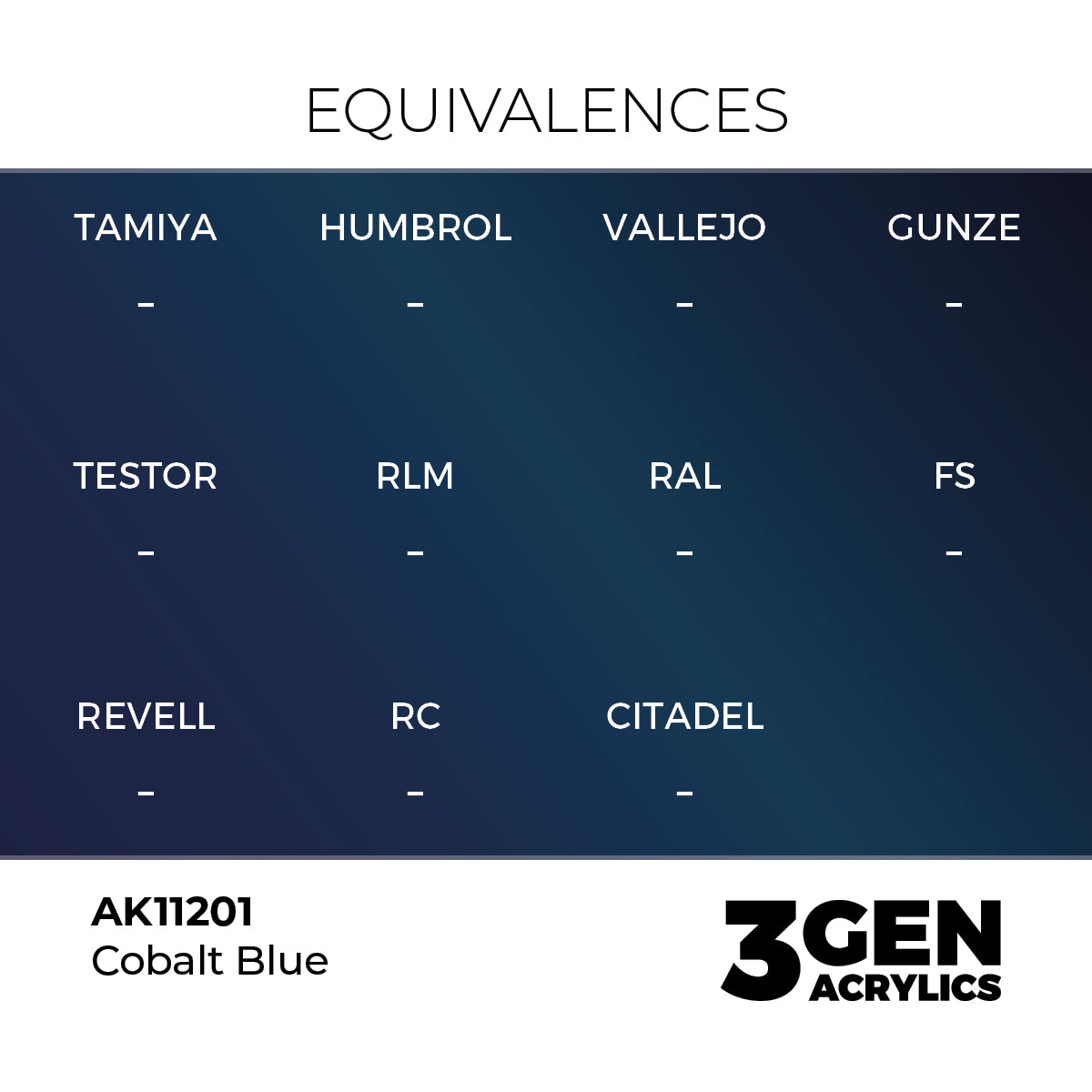 AK Interactive 3GEN Cobalt Blue 17ml
