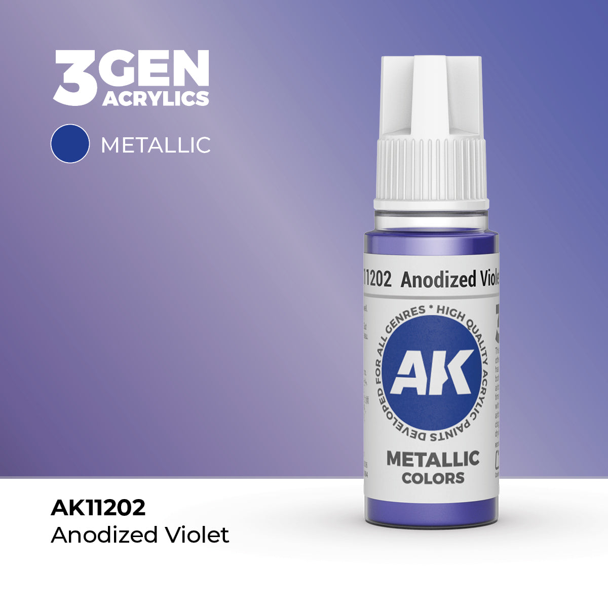 AK Interactive 3GEN Anodized Violet 17ml