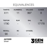 AK Interactive 3GEN Silver 17ml