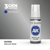AK Interactive 3GEN Natural Steel 17ml