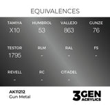 AK Interactive 3GEN Gun Metal 17ml