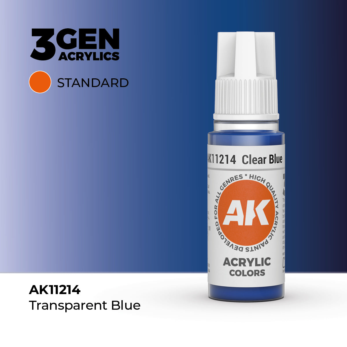 AK Interactive 3GEN Clear Blue 17ml