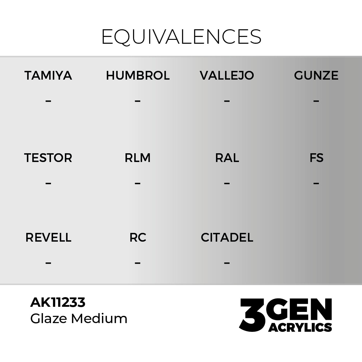 AK Interactive 3GEN Glaze Medium 17ml