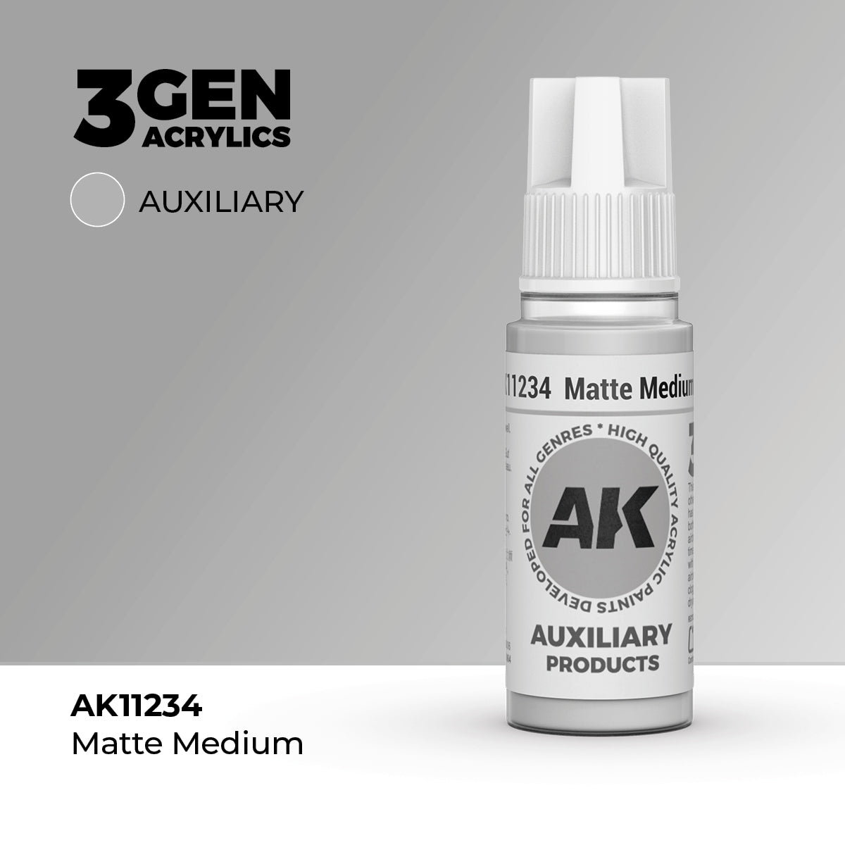 AK Interactive 3GEN Matte Medium 17ml