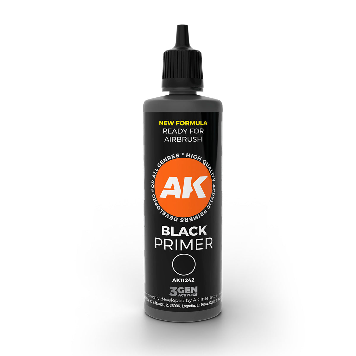 AK Interactive 3GEN Black Primer 100 ML