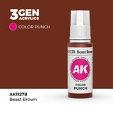 AK Interactive Beast Brown Color Punch