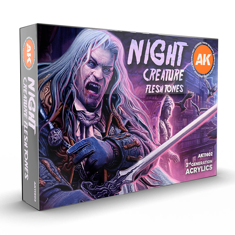 AK Interactive 3GEN Night Creatures Flesh Tones