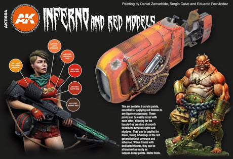 AK Interactive 3GEN Inferno And Red Creatures