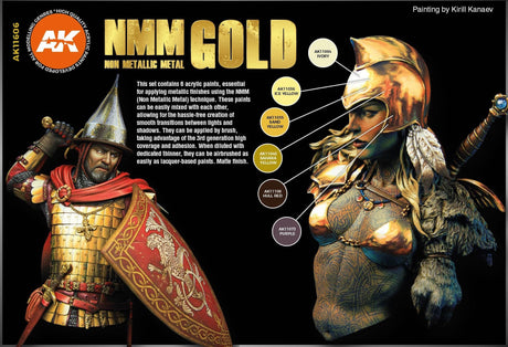 AK Interactive 3GEN Non Metallic Metal Gold