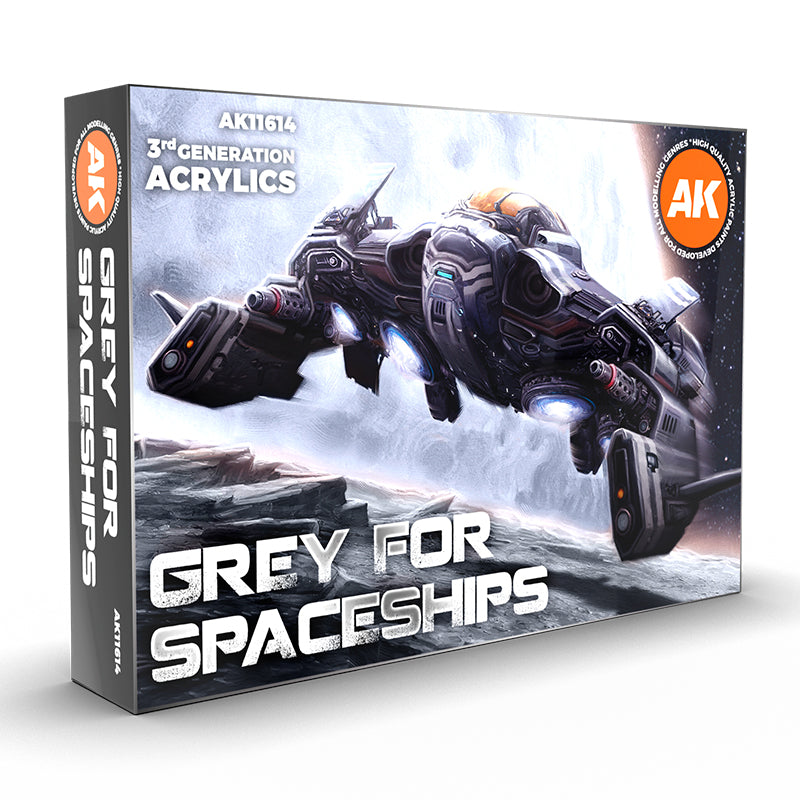 AK Interactive 3GEN Grey For Spaceships Set
