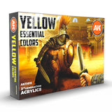 AK Interactive 3GEN Yellow Essential Colors 3Gen Set