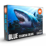 AK Interactive 3GEN Blue Essential Colors 3Gen Set