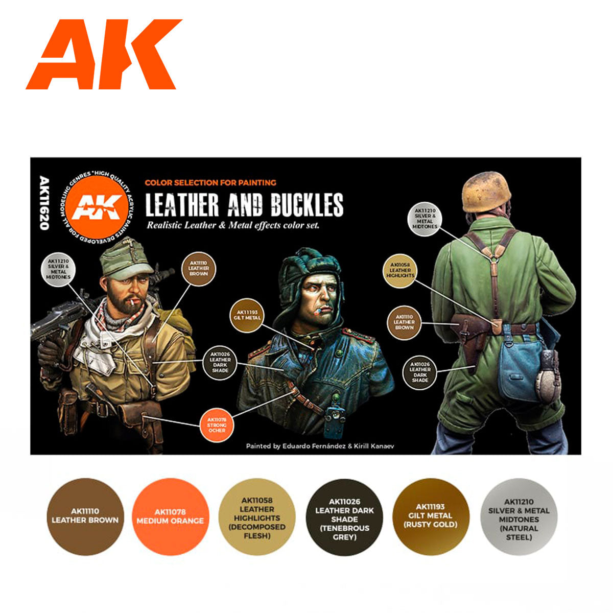 AK Interactive Leather And Buckles 3G