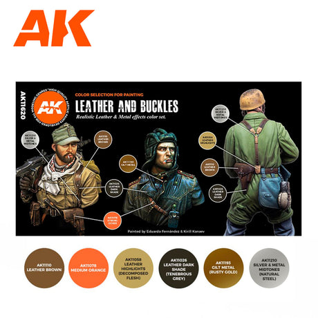 AK Interactive Leather And Buckles 3G