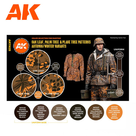 AK Interactive Oak Leaf Autumn-Winter 3G